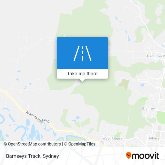 Bamseys Track map
