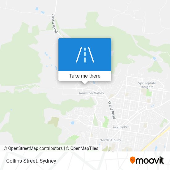 Collins Street map