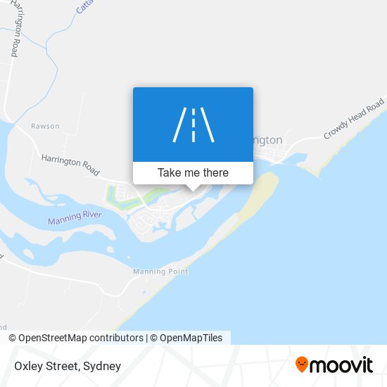 Oxley Street map