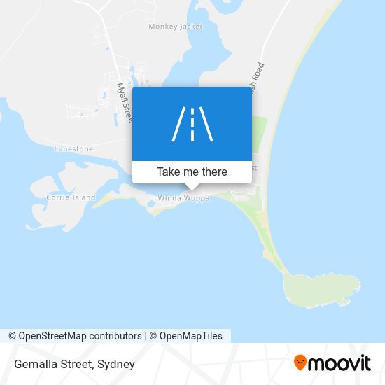 Gemalla Street map