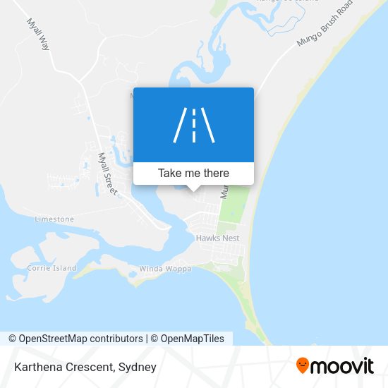 Karthena Crescent map