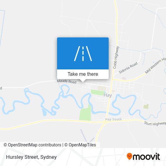 Hursley Street map