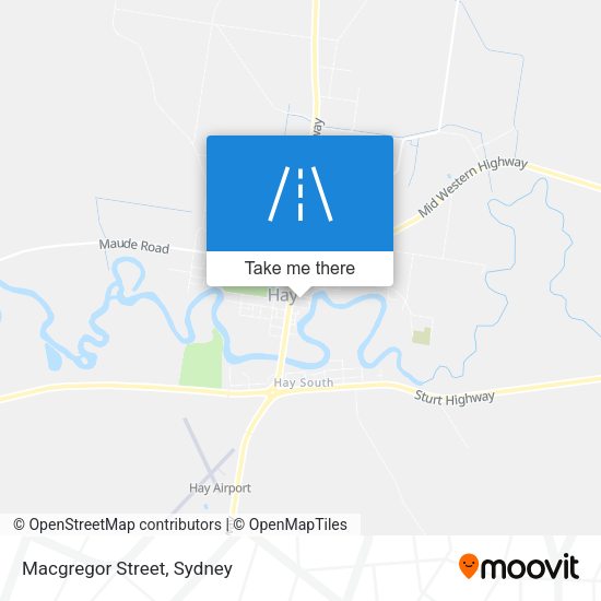 Macgregor Street map