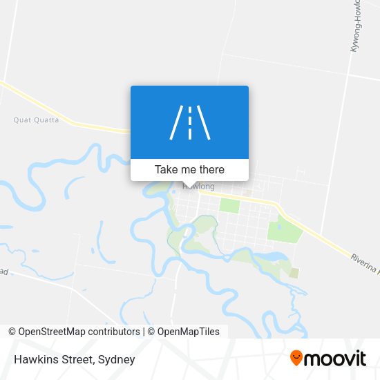 Hawkins Street map