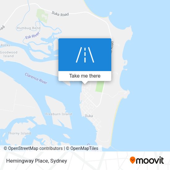Hemingway Place map