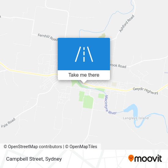 Campbell Street map