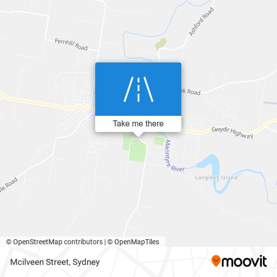 Mcilveen Street map