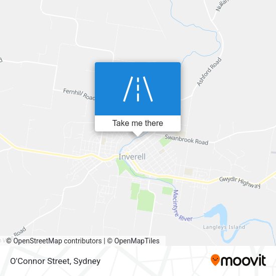 O'Connor Street map