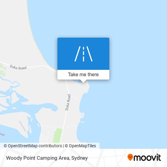 Woody Point Camping Area map