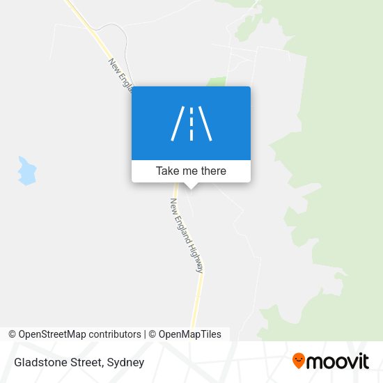 Gladstone Street map