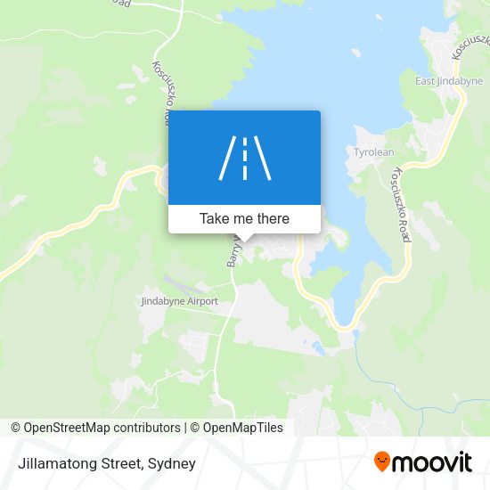 Jillamatong Street map