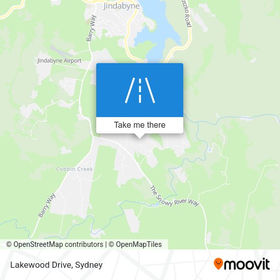 Lakewood Drive map