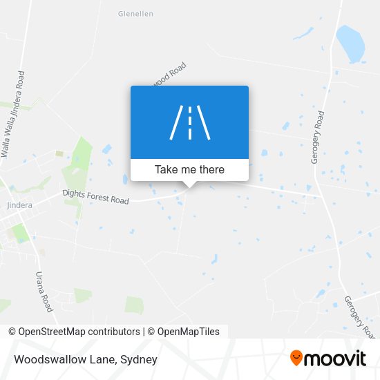 Woodswallow Lane map