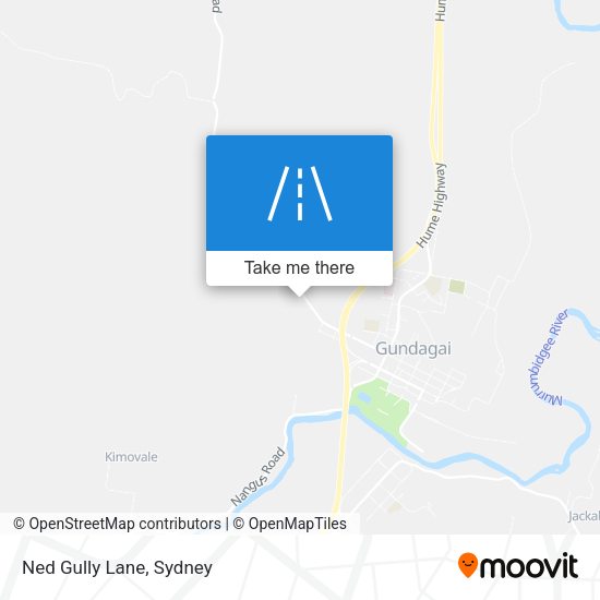 Ned Gully Lane map