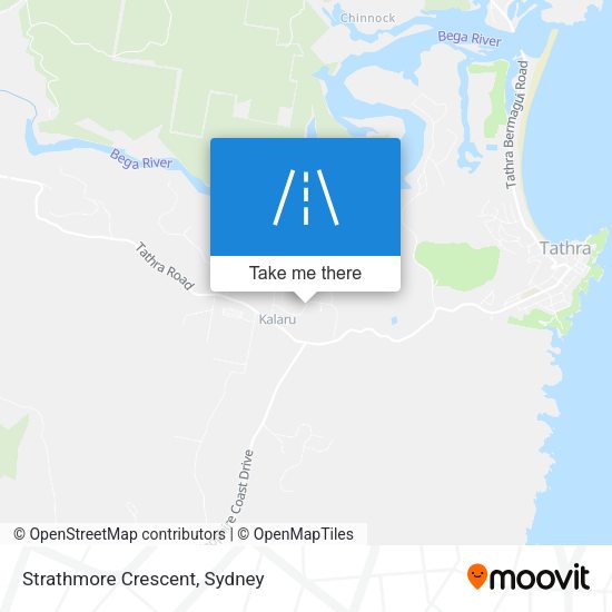 Strathmore Crescent map