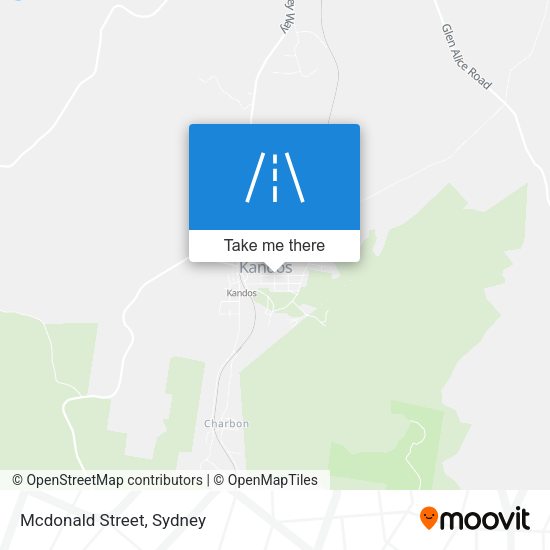 Mcdonald Street map