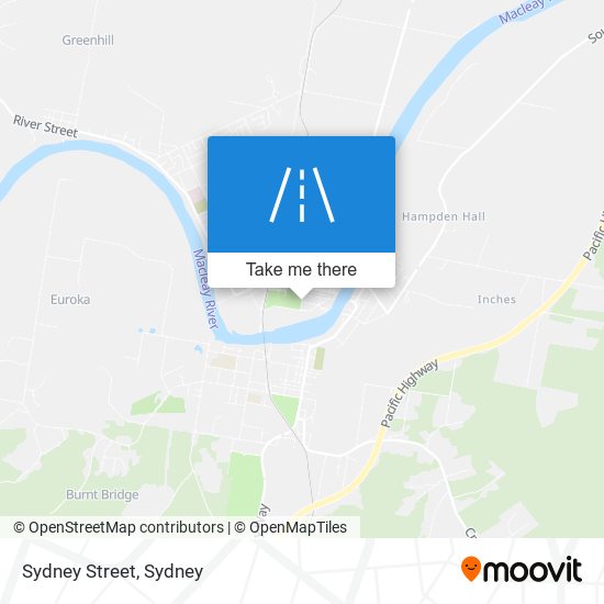 Sydney Street map