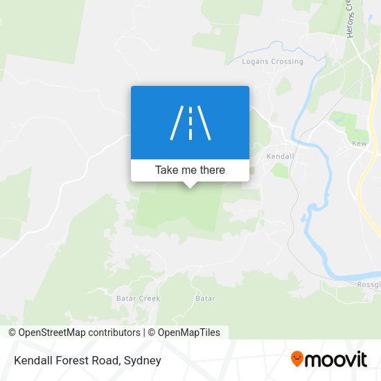 Kendall Forest Road map