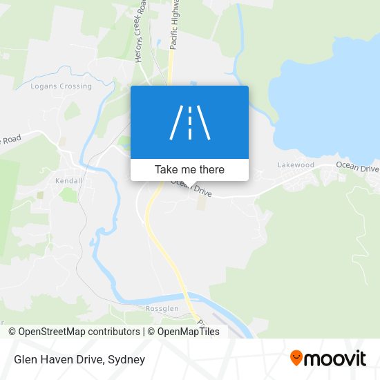 Glen Haven Drive map