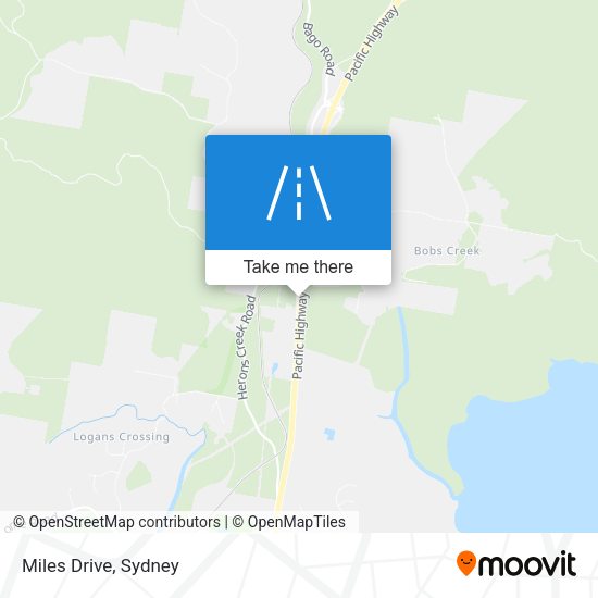Miles Drive map