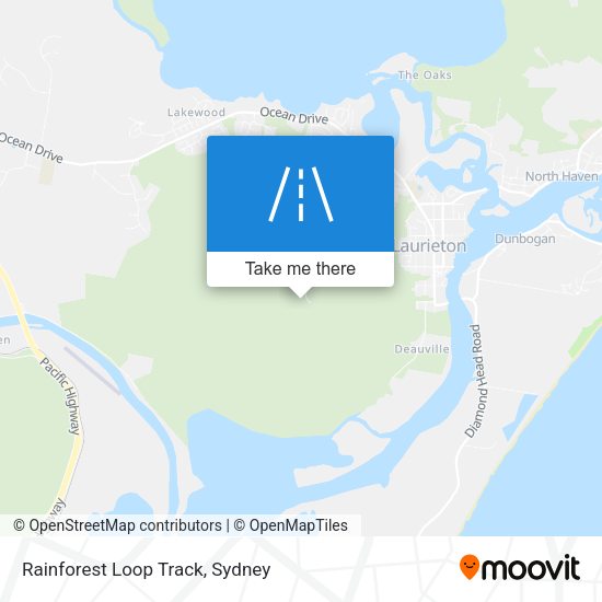 Rainforest Loop Track map