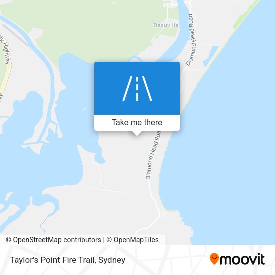 Taylor's Point Fire Trail map