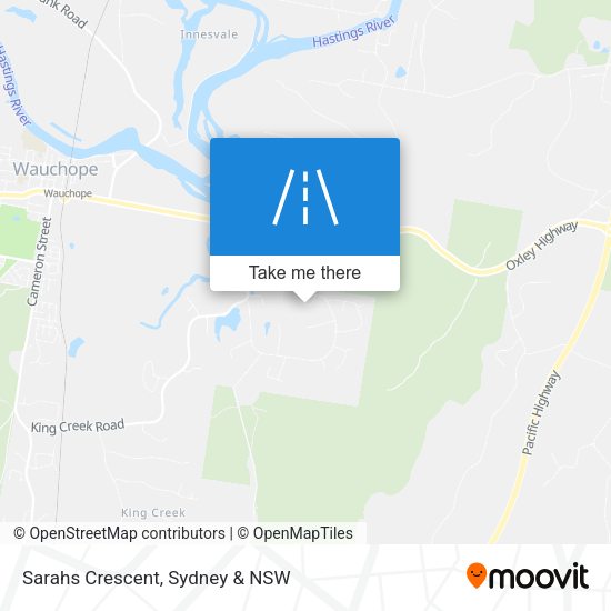 Sarahs Crescent map