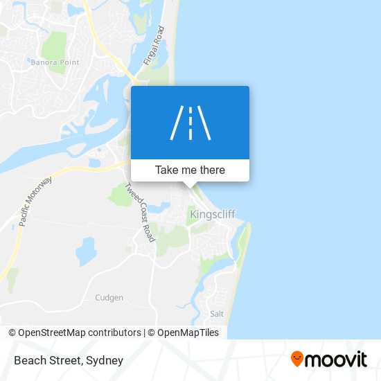 Beach Street map