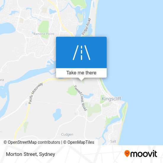 Morton Street map