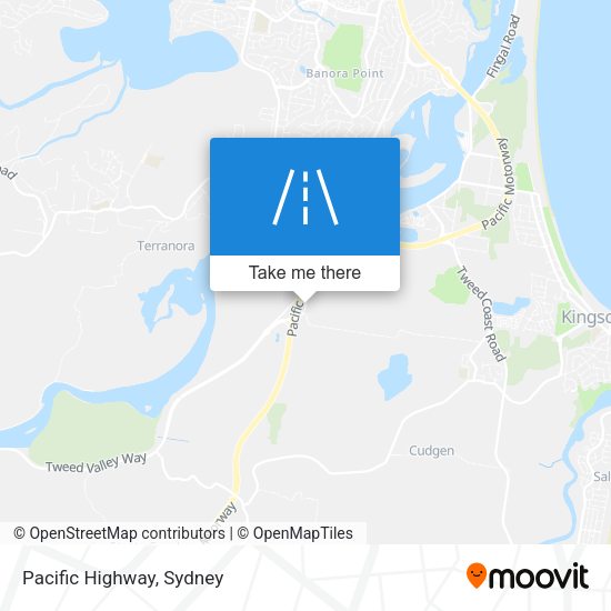 Pacific Highway map