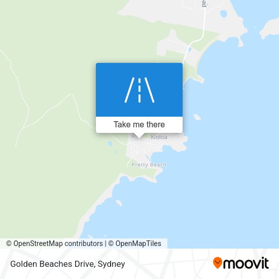 Golden Beaches Drive map