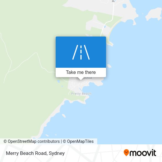 Merry Beach Road map