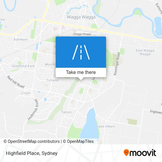 Highfield Place map