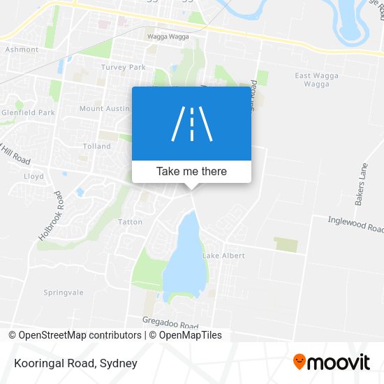 Kooringal Road map