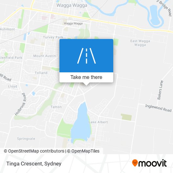 Tinga Crescent map