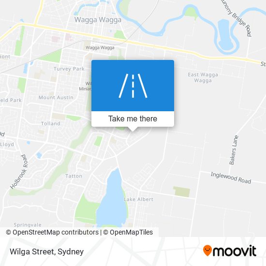 Wilga Street map