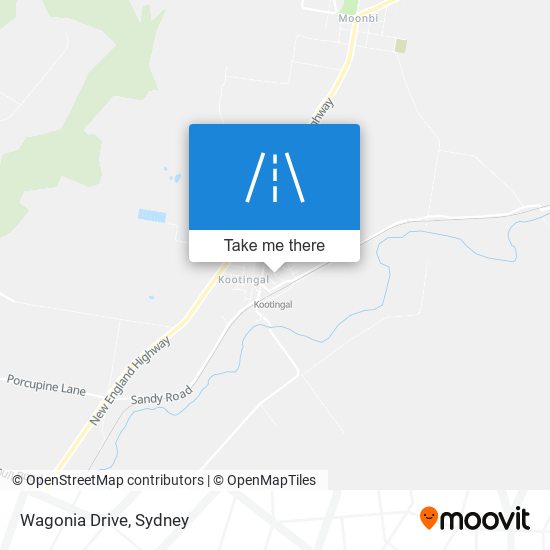 Wagonia Drive map