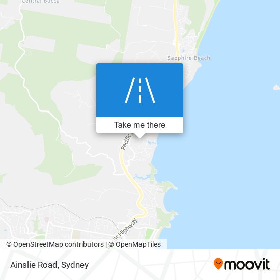 Mapa Ainslie Road