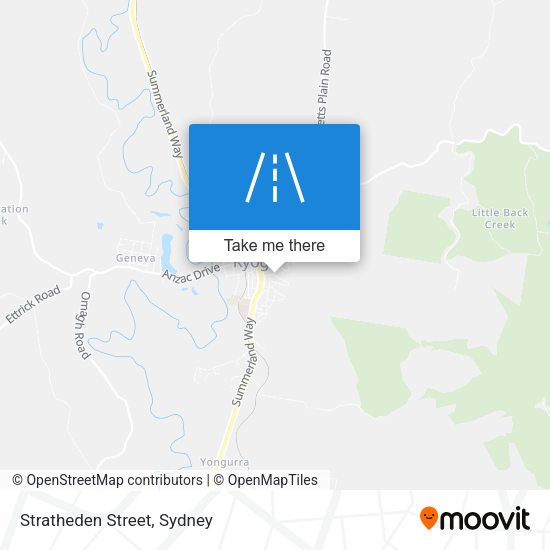 Stratheden Street map