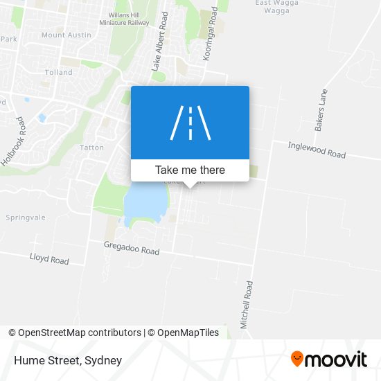 Hume Street map