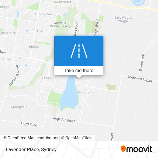 Lavender Place map