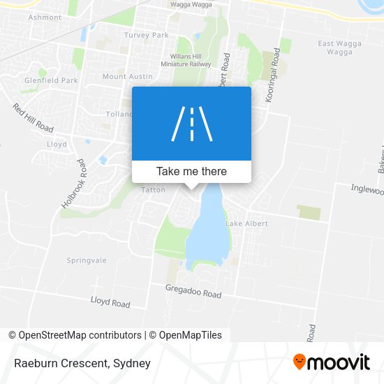 Raeburn Crescent map