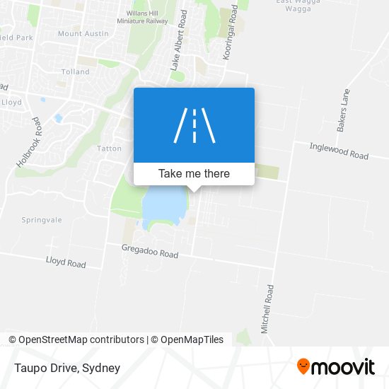 Taupo Drive map