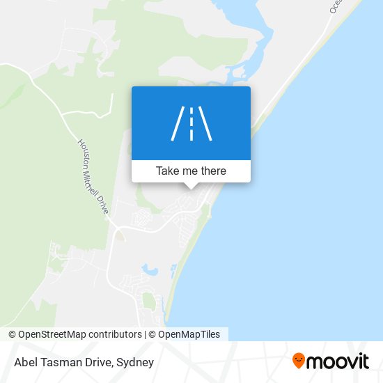 Abel Tasman Drive map