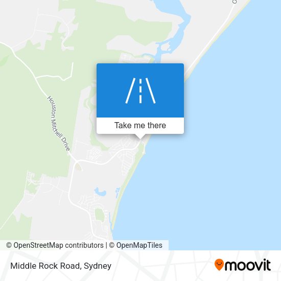 Middle Rock Road map