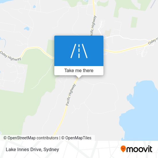 Lake Innes Drive map