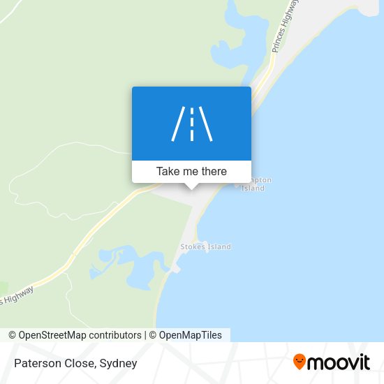Paterson Close map