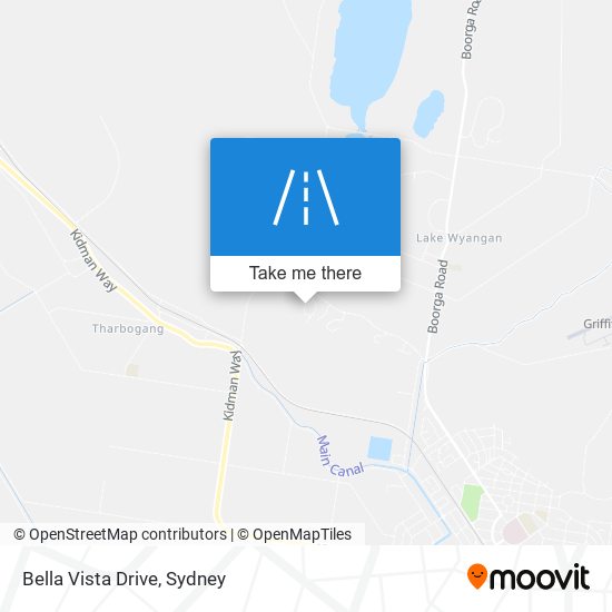 Mapa Bella Vista Drive