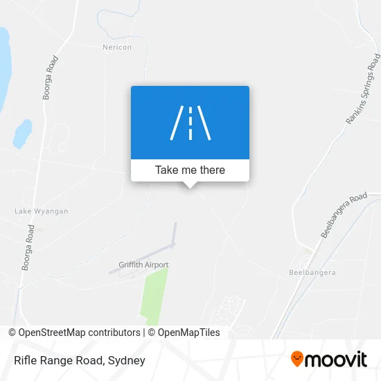 Mapa Rifle Range Road