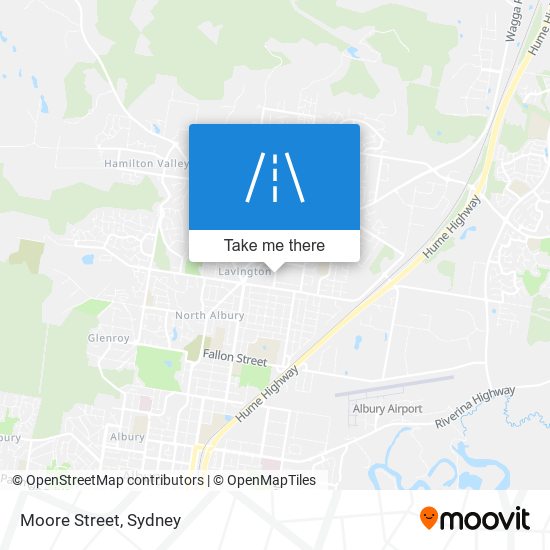 Moore Street map